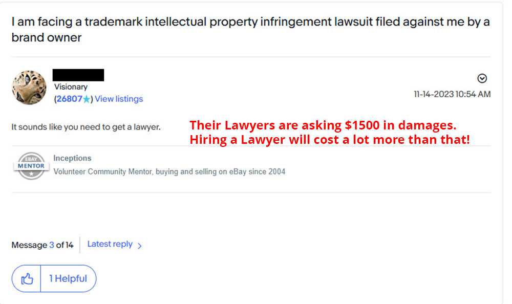 SAD Lawsuit - sued over item that had zero sales-2